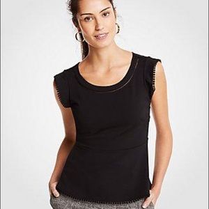 NWT Ann Taylor peplum blouse